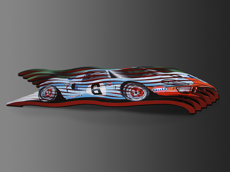 Le Mans GT40 Wall Sculpture