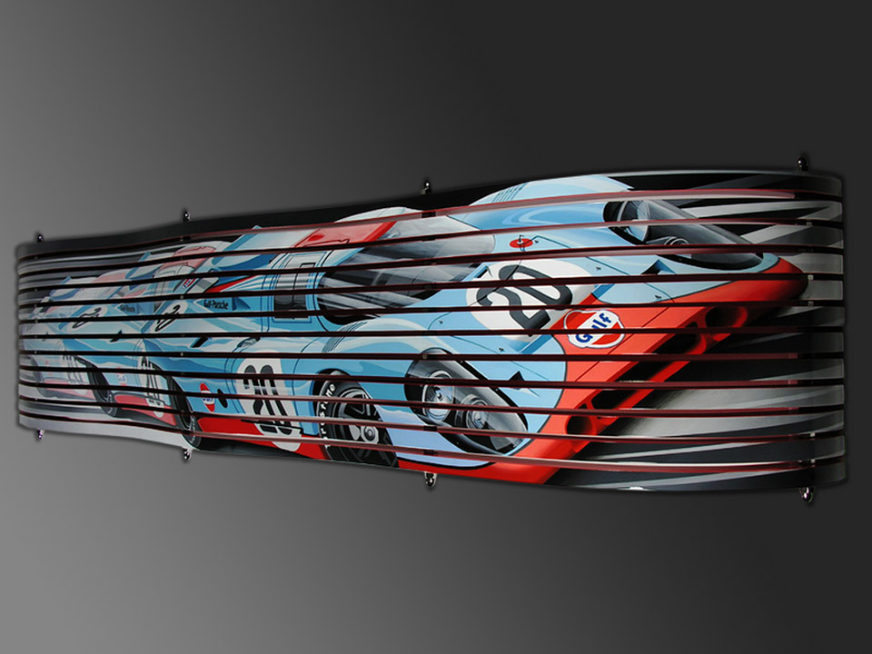 Porsche 917k Wall Sculpture