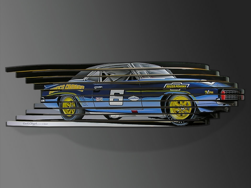 Sunoco Camaro Wall Sculpture